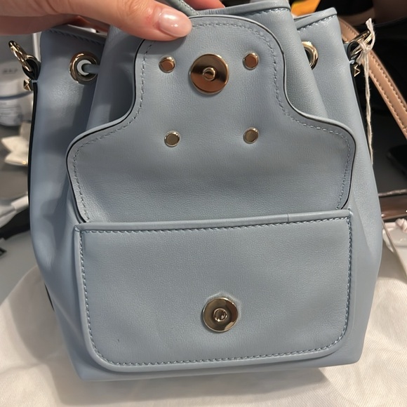 VALENTINO GARAVANI LOCÒ CALFSKIN BUCKET BAG - Picture 10 of 15